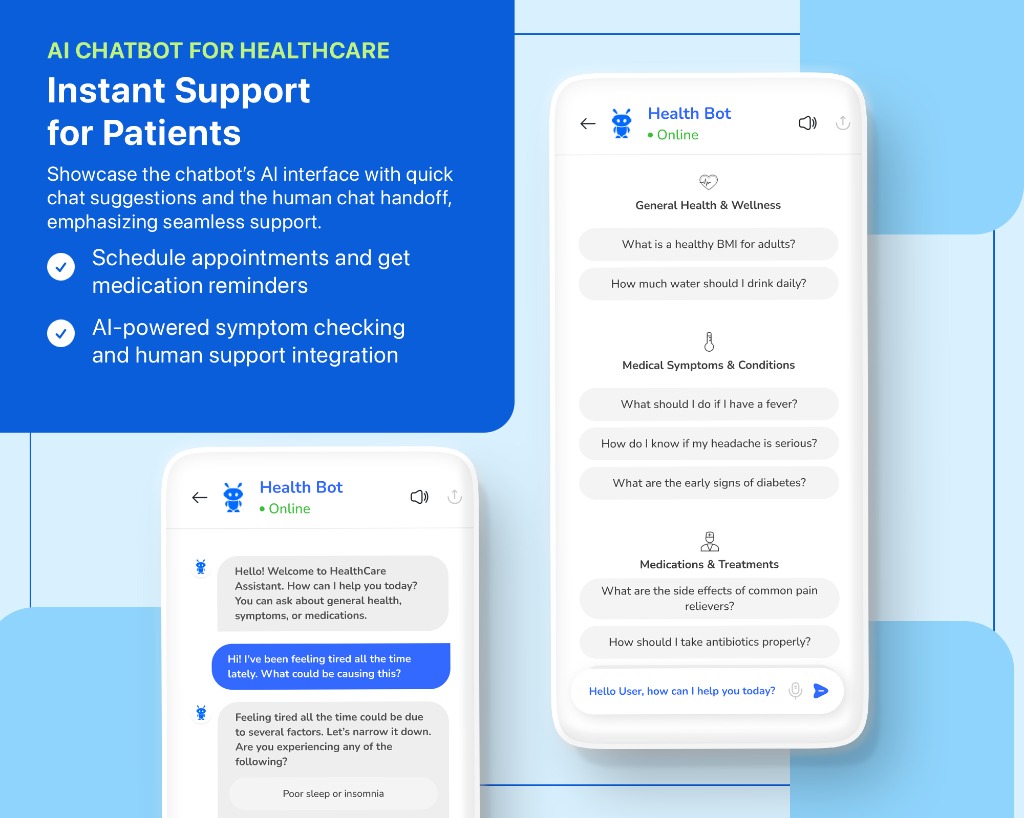 AI Chatbot: Your Health Buddy — Screen 02