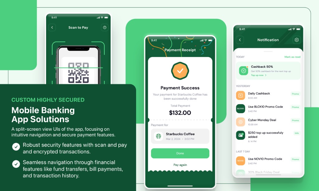 Banking App: Secure and Simple — Screen 03