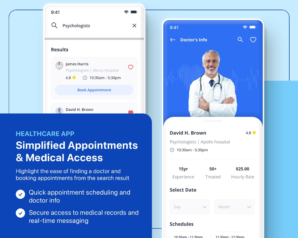 Healthcare App — Screen 02