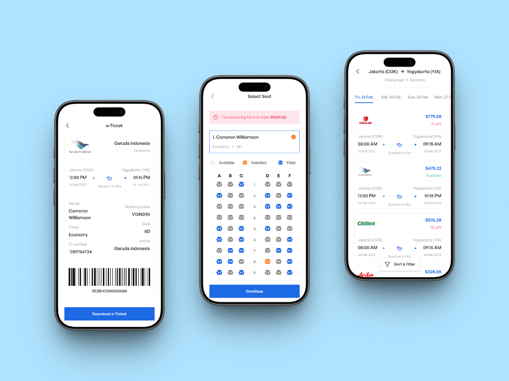 Event & Ticket Booking App — Screen 03