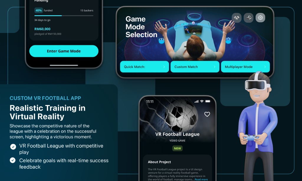 VR Gaming Experience — Immersive Interaction Design image 1